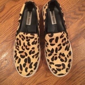Steve Madden Leopard Slip On Size 7.5 Shoe Loafer